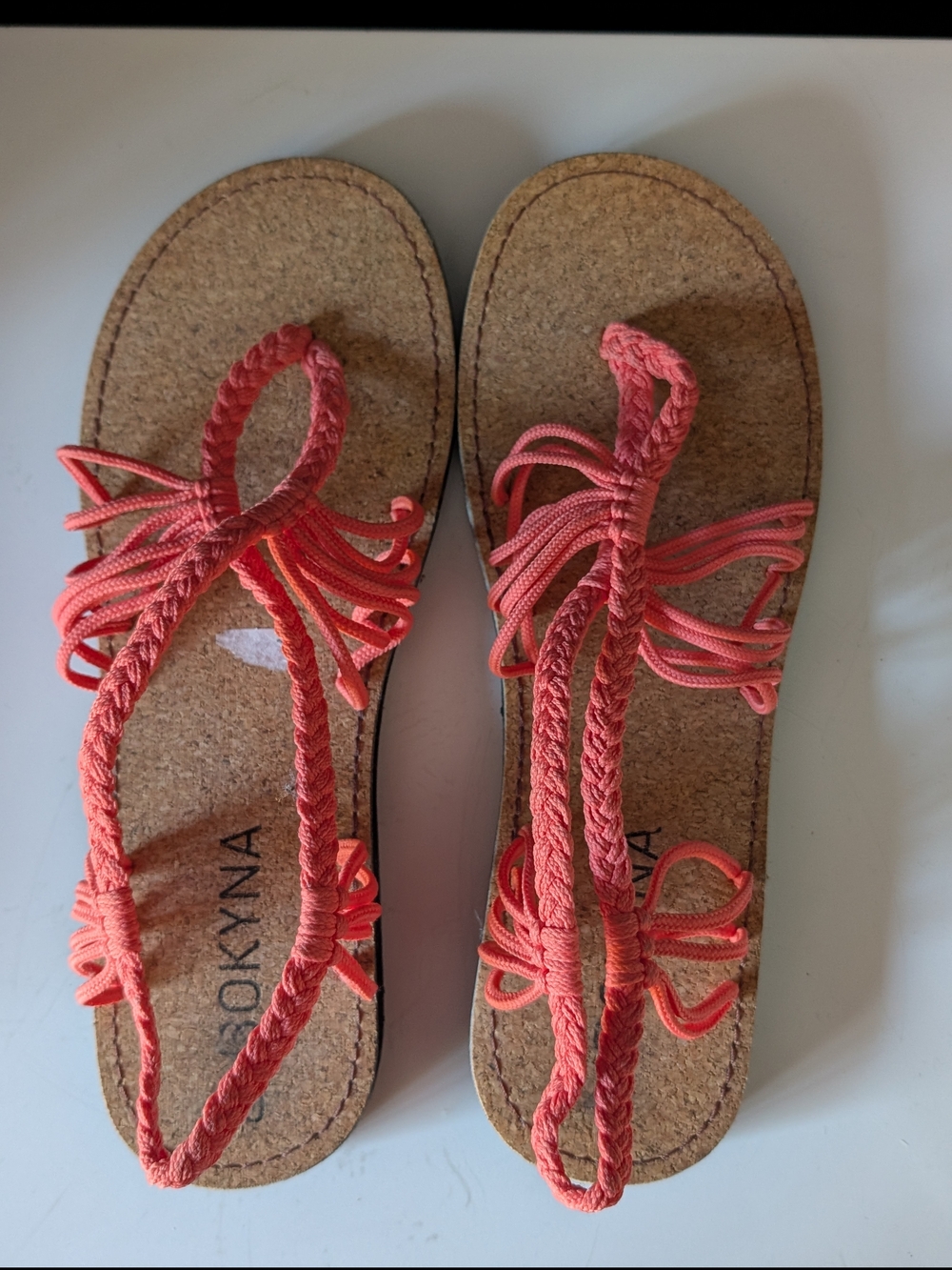 Bokyna Germany Freedom Braided Coral Ladies' Sandals